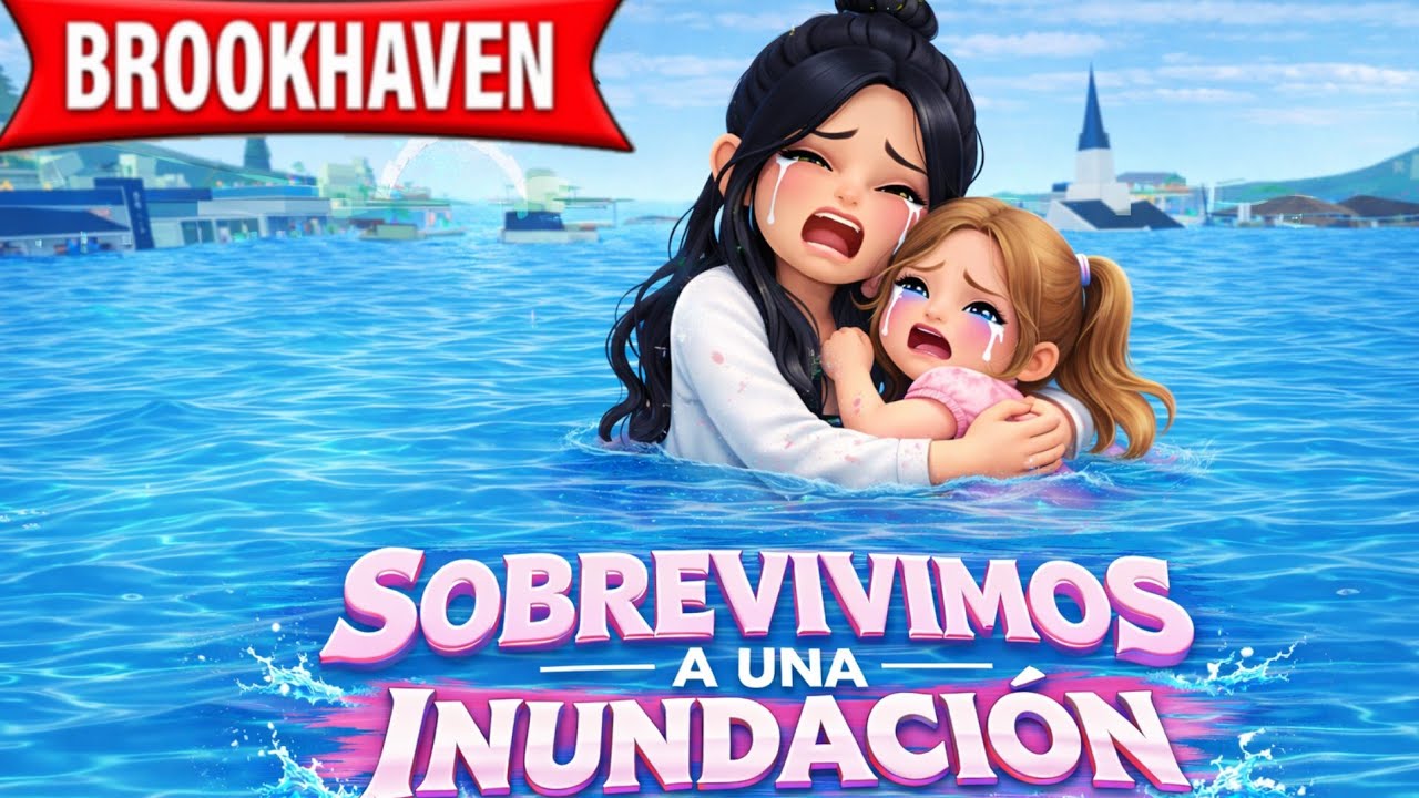 Sobrevivimos a una inundación en brookhaven con mi hija dulce | 🌸Karol blox🌸