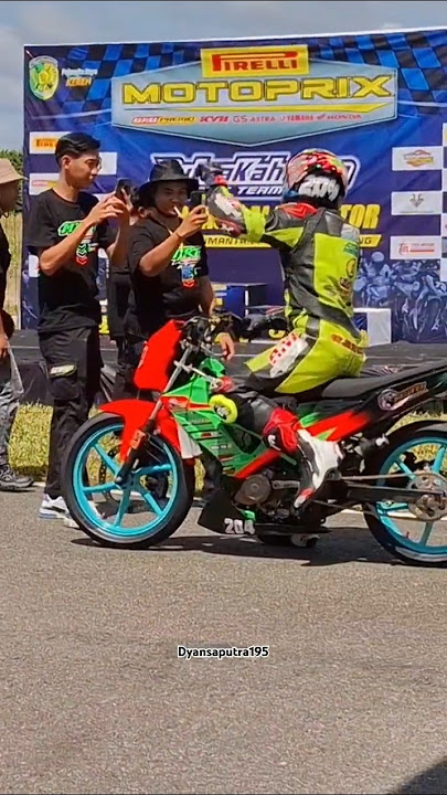 selebrasi P1 ARYA REYSA‼️ KEJURNAS MOTOPRIX SERI 2.region C Kalimantan.sirkut sabaru Palangkaraya.