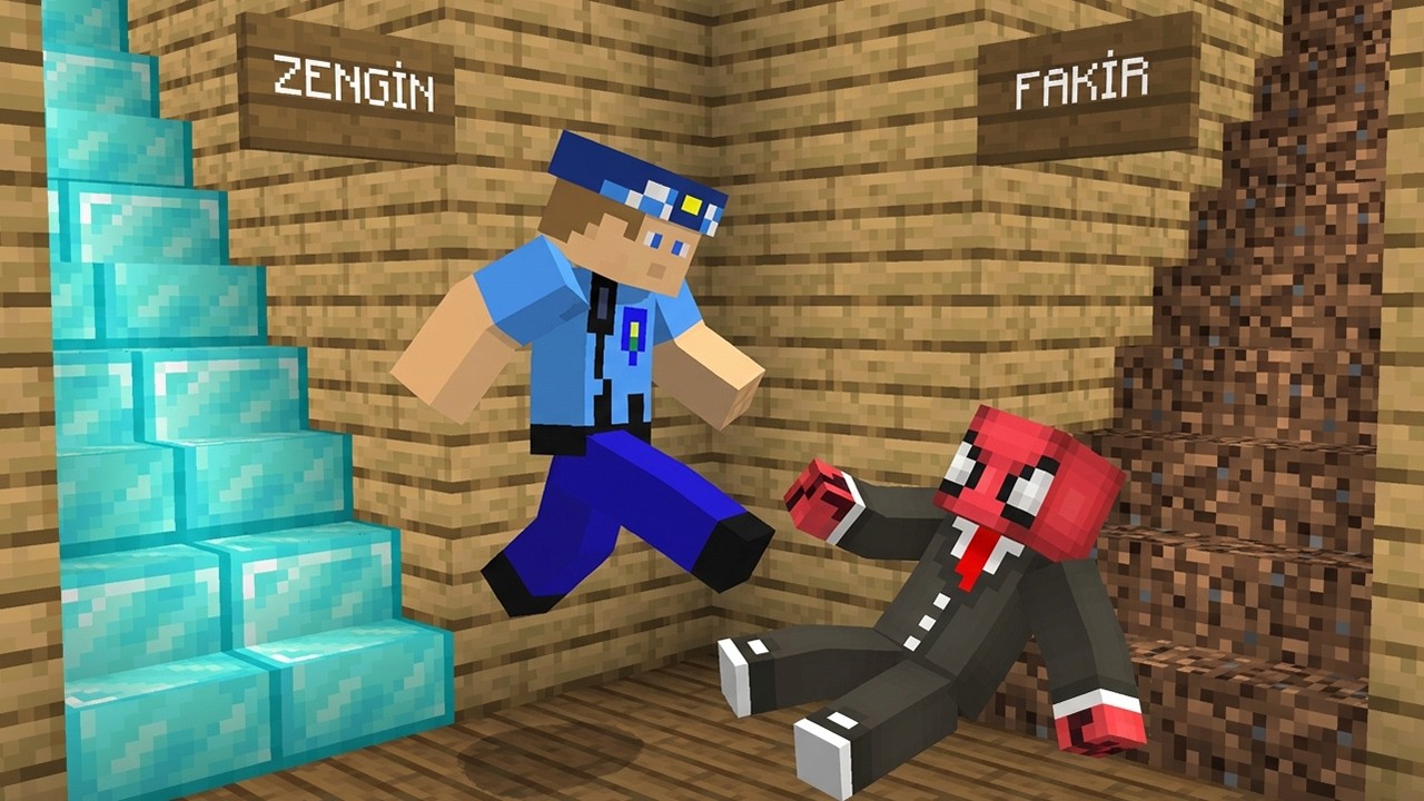 Kerem Komiser Merdiven VS Ferited Merdiven - Minecraft