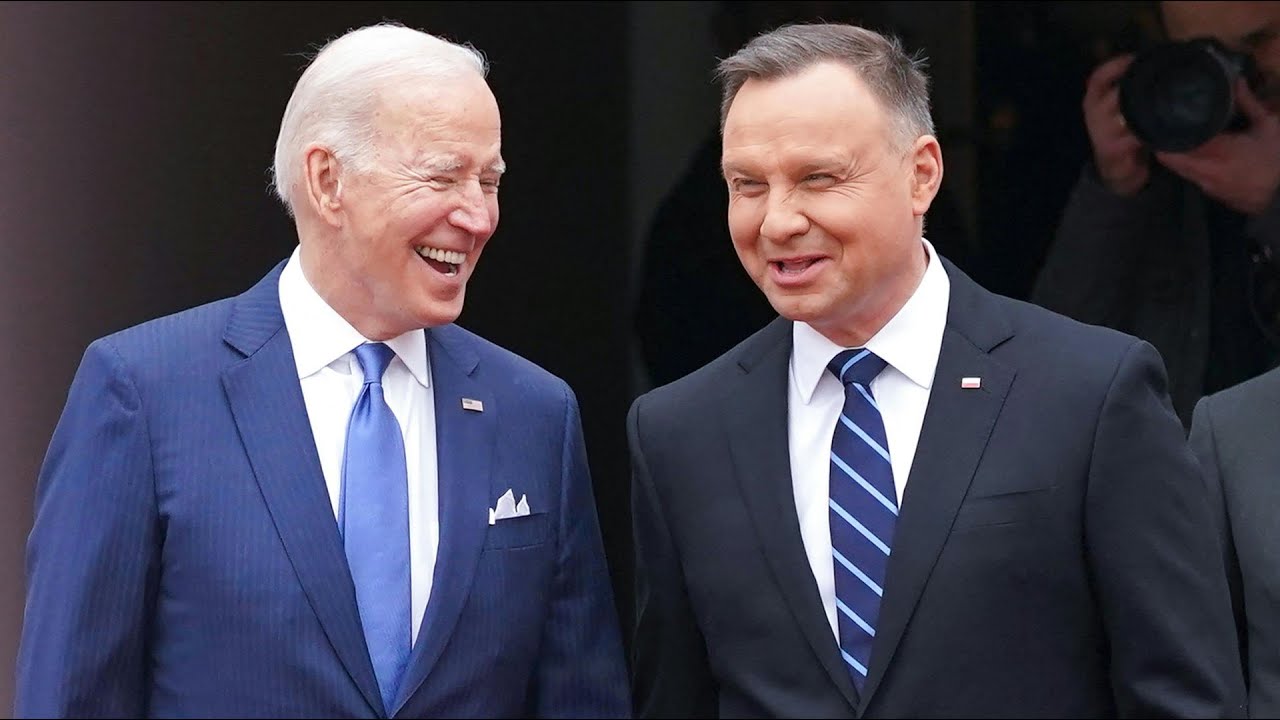 Update Polnischer Präsident empfängt Biden in Warschau | AFP