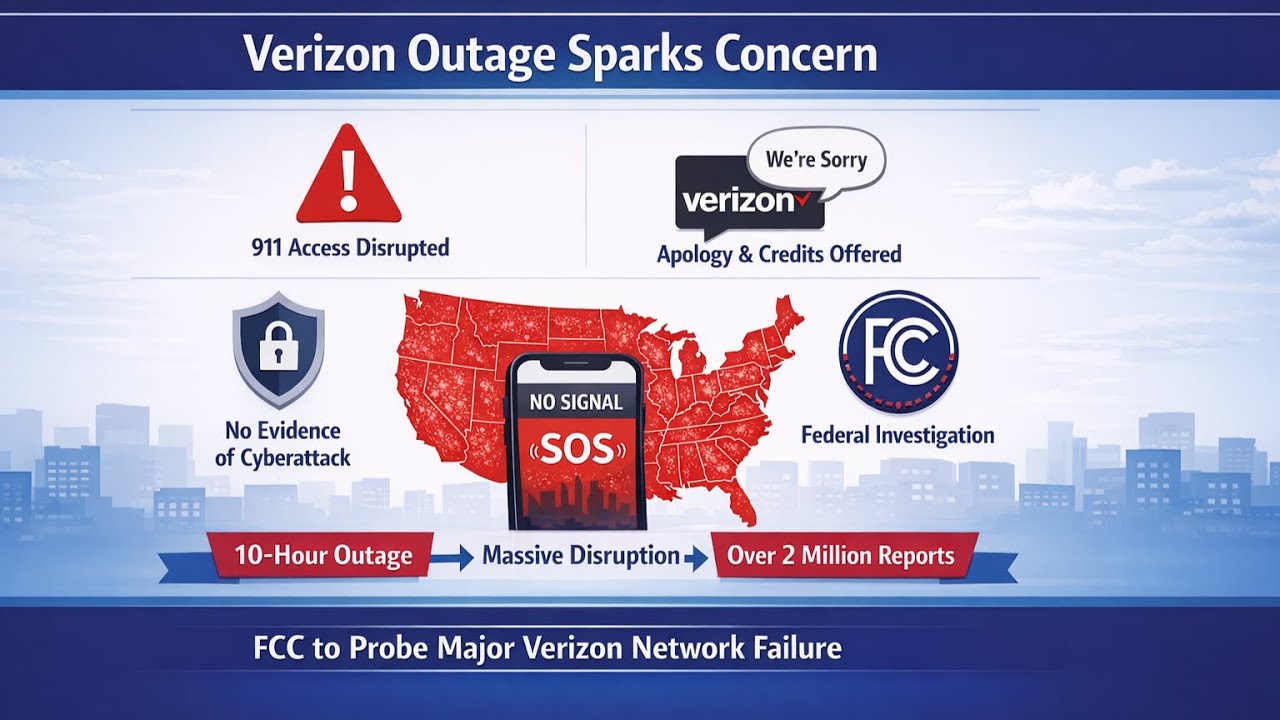 Verizon Cyberattack l US internet Down l