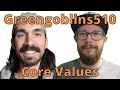 What are greengoblin510 core values with growing