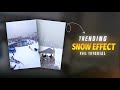 TRENDING SNOW EFFECT TUTORIAL | EDITS APP TUTORIAL | FAKE SNOW  EFFECT TUTORIAL