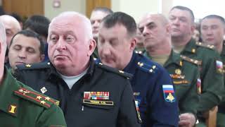Сбор по организации военного весеннего призыва 2022 года в России с военными комиссарами ЮВО