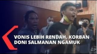 Tak Terima Vonis Hakim, Korban Doni Salmanan Ngamuk di Ruang Sidang