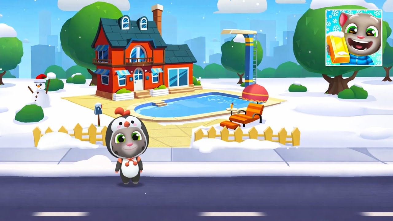 Talking Tom Gold Run (2026)  Smart Penguin Tom - Full Gameplay