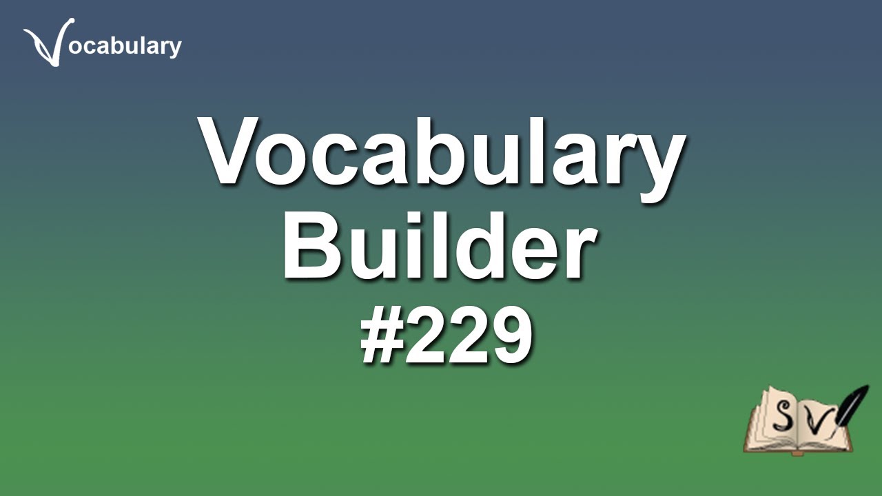 Flash study session - Vocabulary Builder 