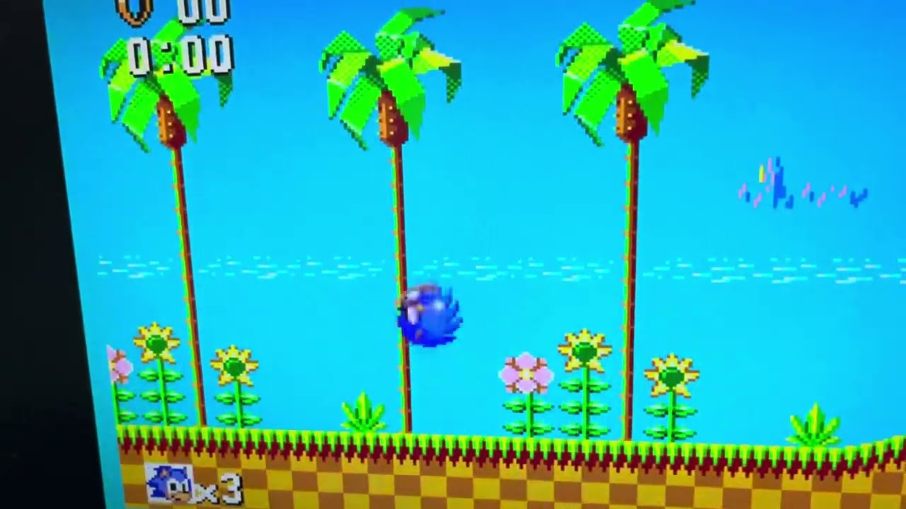 Sonic running on WonderTANG MSX - YouTube