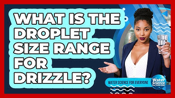 What Is The Droplet Size Range For Drizzle?