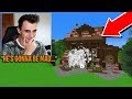 I accidentally *BLEW UP* someone's Minecraft House...