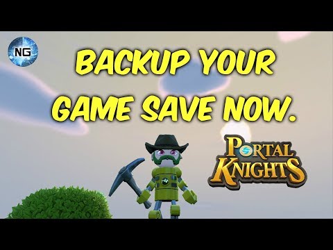 How to Backup your Portal Knights Game Save.