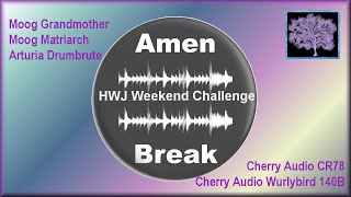 Amen 2025 with Moog Grandmother & Matriarch, Arturia Drumbrute, Cherry Audio CR-78 & Wurlybird 140B