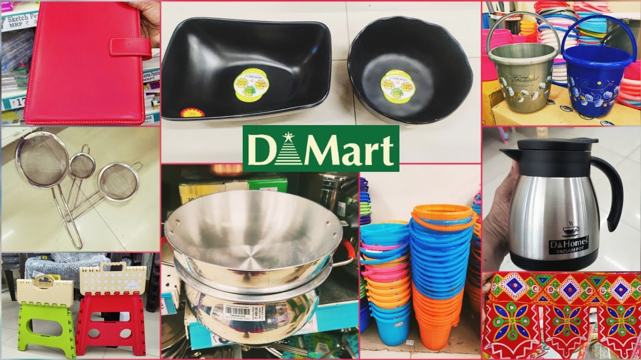 Dmart cheapest kitchen & household, furnishings, useful cookware