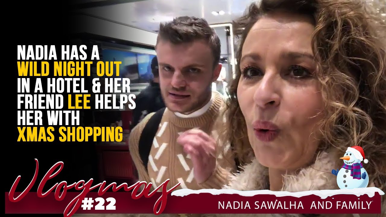 VLOGMAS 22 Надя проводит БЕЗУМНУЮ НОЧЬ в отеле, а ее подруга Ли помогает ей с рождественскими пок...