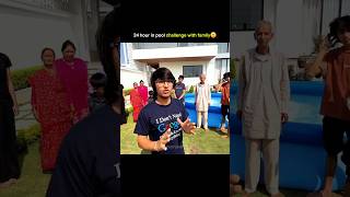 24 hours in pool challenge with family😲 | sourav joshi vlogs | sourav joshi |