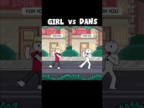 Make Me Your Radio GIRL vs DANS (Original Animation Meme) #shorts