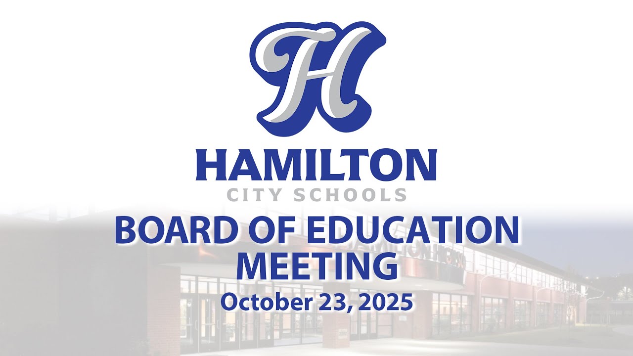 Hamilton City School District Board of Education Meeting 10-23-25 - YouTube
