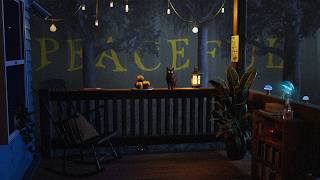 Sitting on Porch and Feeding Creatures | night garden, apples, racoons | ASMR Ambience | No AI