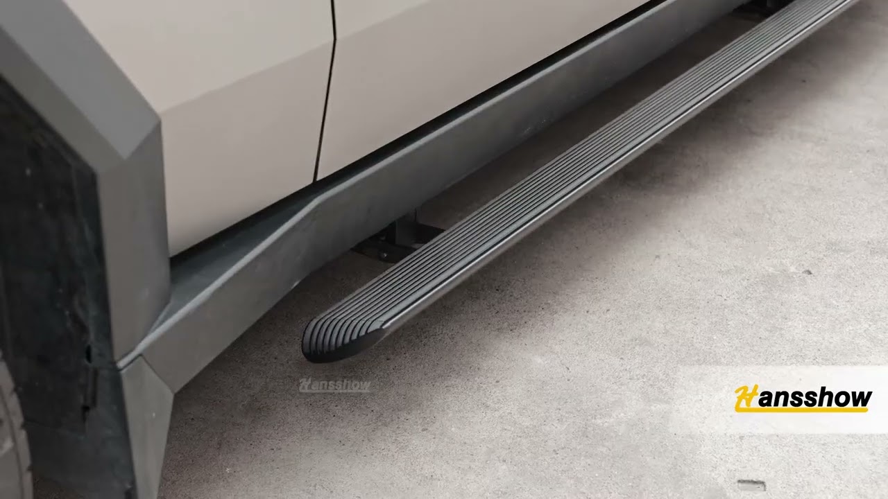 New Upgrade Tesla Cybertruck Electric Running Boards Automatic Retractable Power Side Steps