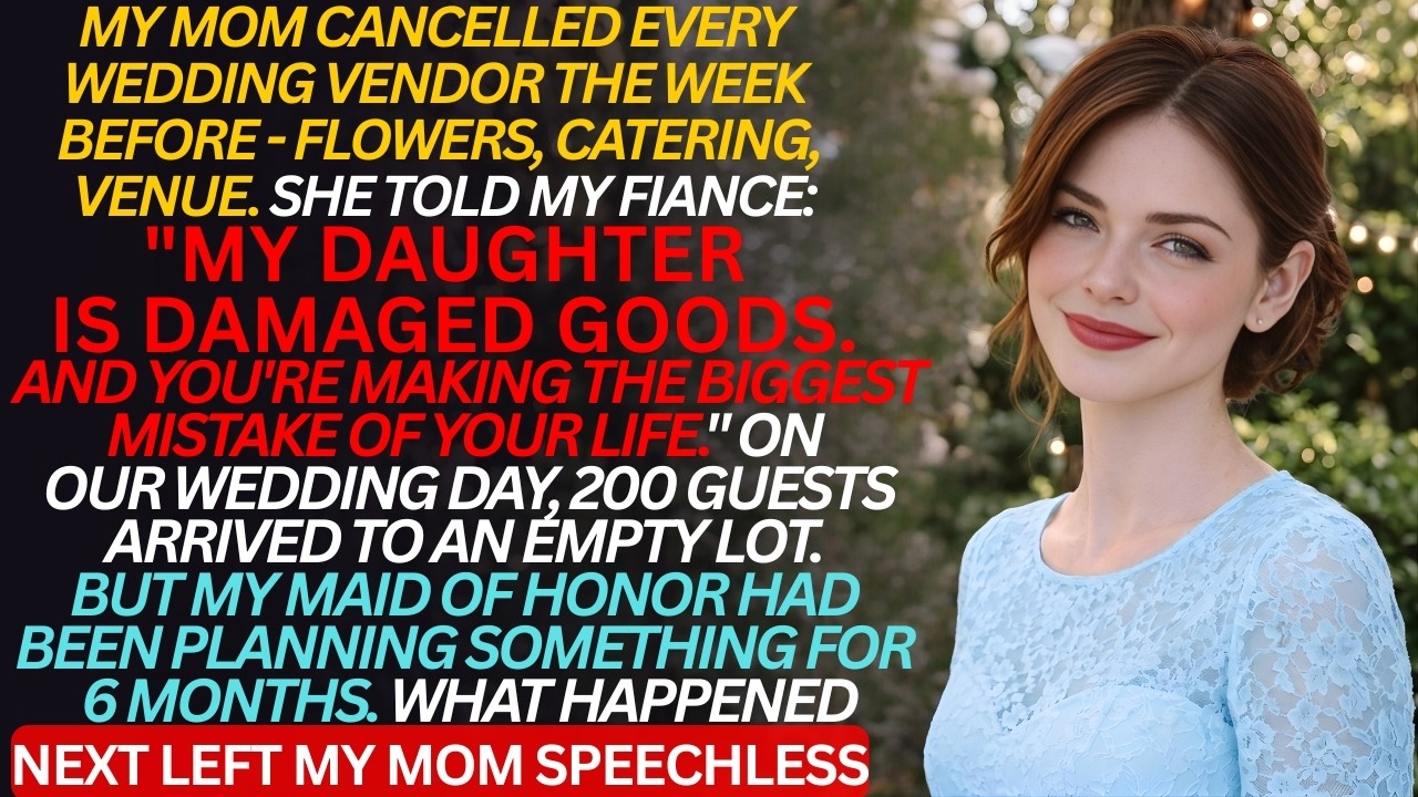 My Mom Sabotaged My Wedding Vendor Secretly — She Never Expected What She Walked Into