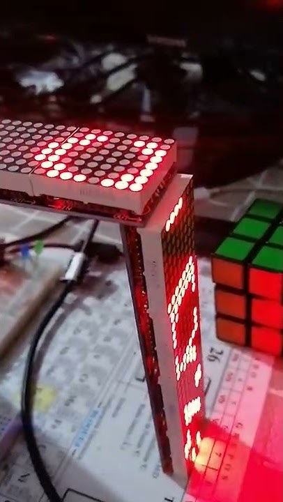 ESP32 Led Matrix #shorts - YouTube