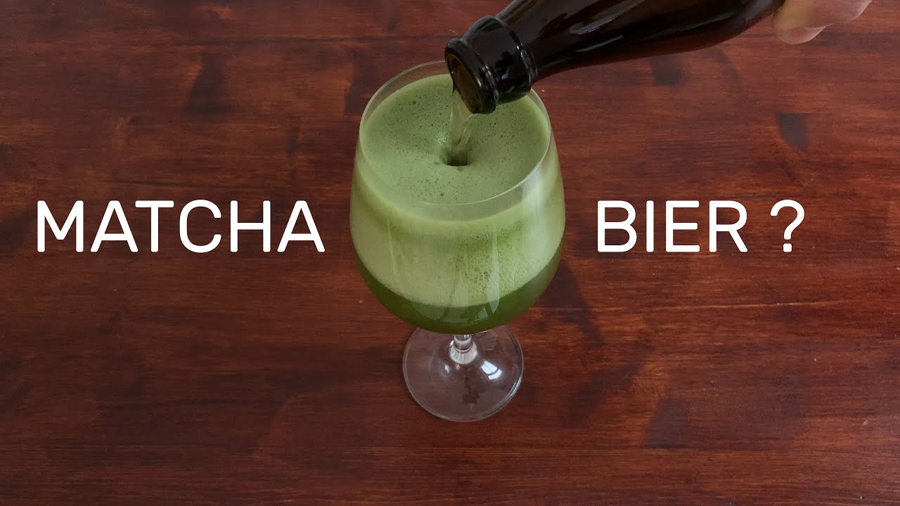 Matcha und Bier - japanisches Mixgetränk überraschend lecker