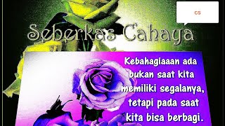 Seberkas Cahaya || Puisi Menginspirasi