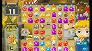 Monster Busters stage 196 Hero Challenge No Boosters 7 moves left
