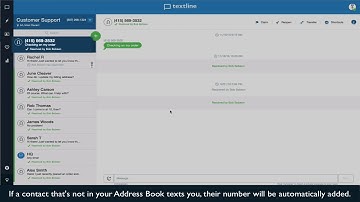 Tutorial: The Textline Address Book