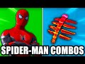 BEST SWEATY SPIDER-MAN SKIN COMBOS in Fortnite! (Chapter 3 Spiderman Skin Gameplay)