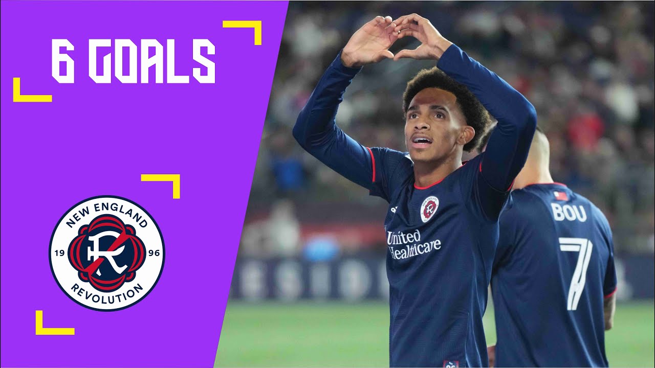 Dylan Borrero 6 Goals for New England Revolution