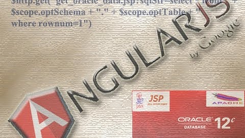 Dynamically retrieve Oracle Schemas and Tables using AngularJS