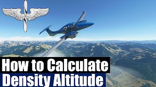 How to Calculate Density Altitude | Ground School Discussion & Example