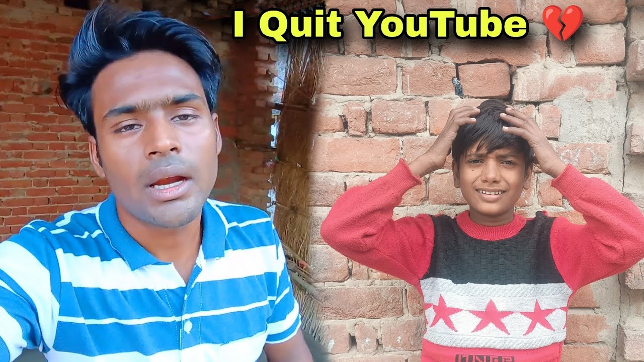 मैं Youtube छोड़ रहा हूं | Why I Quit YouTube 💔