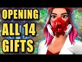 Fortnite Opening ALL Winterfest Presents 2024 Chapter 6 Season 1