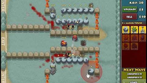 Penguins Attack TD 2 Level 3 Easy to clear 簡単クリアー