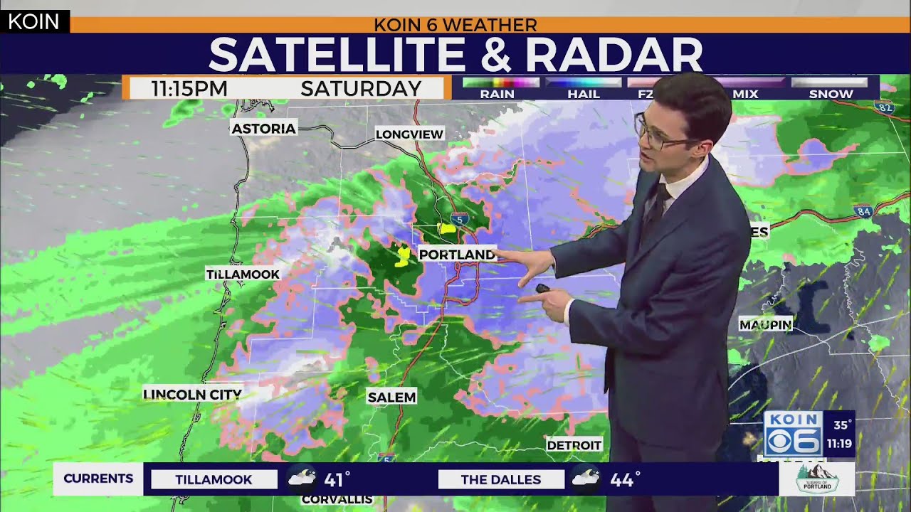 Weather forecast: Snow comes down for Portland and surrounding hills ...