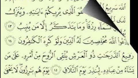 أجمل تلاوة سورة غافر (2/1) (40/1) ماهر المعيقلي Maher Almuaiqly