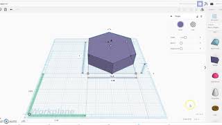Tinkercad Hexagon Video 1