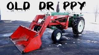 Oliver Loader Tractor  Fixing Numerous Hydraulic Leaks