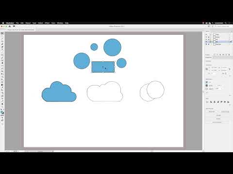 Create Clouds with the Pathfinder Panel in Illustrator