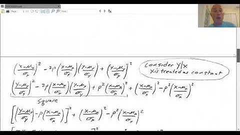 Bivariate normal distribution