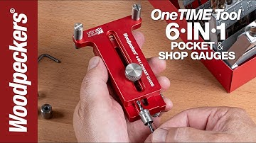 6-in-1 Pocket Gauge | Woodpeckers Woodworking Tools