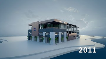 3ds max building construction animation