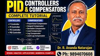 PID Controllers & Compensators Complete Tutorial   P, PI, PD, PID,   Design#controlsystems  #DrRan