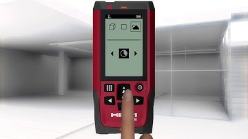 HOW TO change icons in the favorites Bar of the PD-E laser range measurer