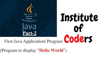 Java Bangla Tutorial 2: First Java Program | Application | Program to display 