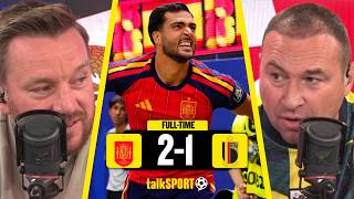 "SPAIN AREN'T GREAT!" Jamie O'Hara & Jason Cundy REACT to Spain's Win Over Belgium at the World Cup! screenshot 1