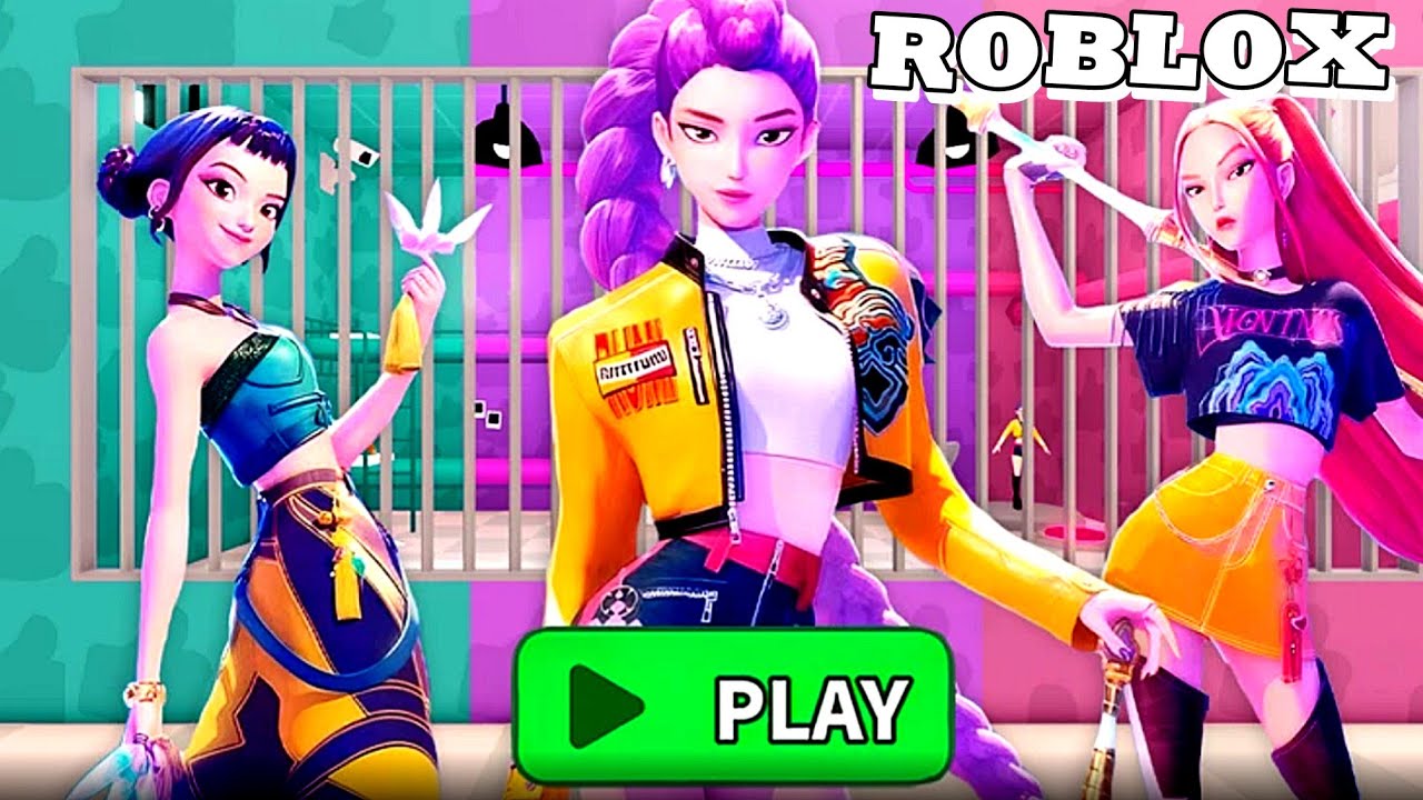 Я сбежал из тюрьмы охотников на демонов KPOP, не получив ни единого повреждения! Roblox Prison Run