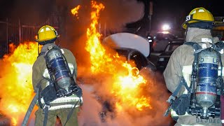 LAFD Light Force 33: Mercedes C Class Fire